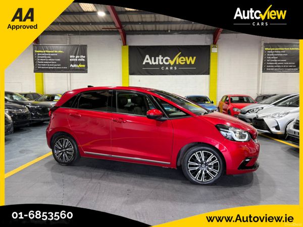 Honda Fit Hatchback, Petrol Hybrid, 2021, Red