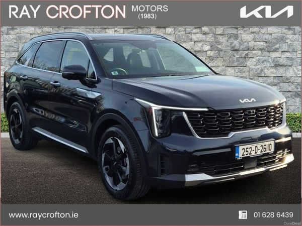 Kia Sorento SUV, Petrol Plug-in Hybrid, 2025, Blue