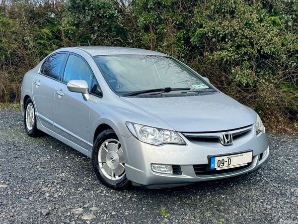 Honda Civic Saloon, Petrol Hybrid, 2009, Silver
