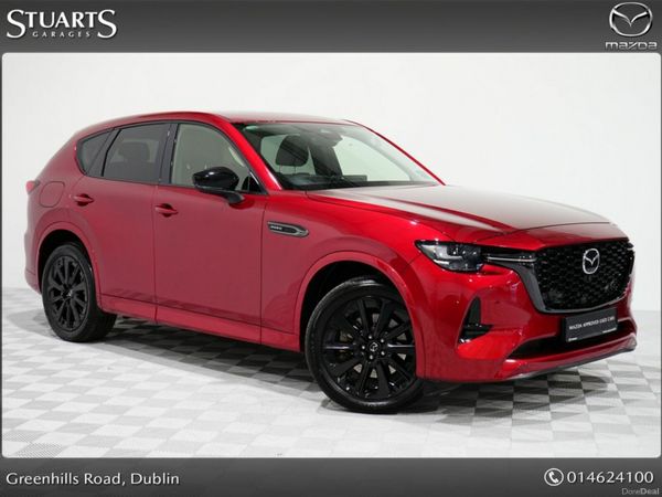 Mazda CX-60 SUV, Petrol Plug-in Hybrid, 2025, Red