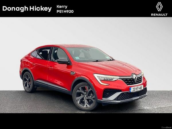 Renault Arkana SUV, Petrol Hybrid, 2022, Red