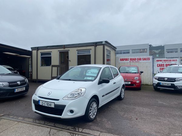 Renault Clio Hatchback, Ethanol Petrol, 2012, White