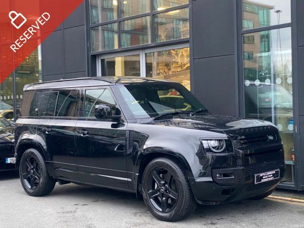 Land Rover Defender Estate, Petrol Plug-in Hybrid, 2023, Black