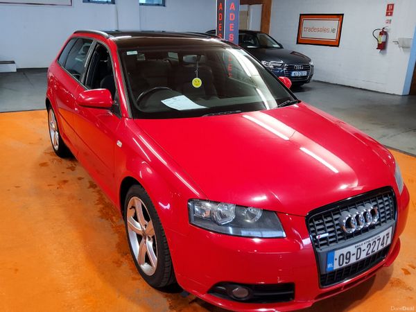 Audi A3 Hatchback, Petrol, 2009, Red