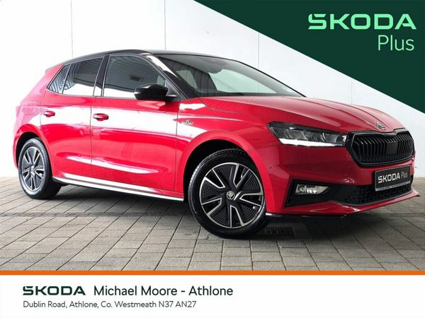 Skoda Fabia Hatchback, Petrol, 2024, Red