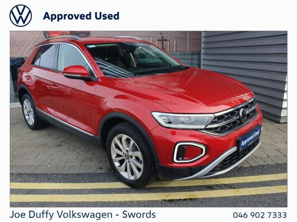 Volkswagen T-Roc SUV, Petrol, 2022, Red