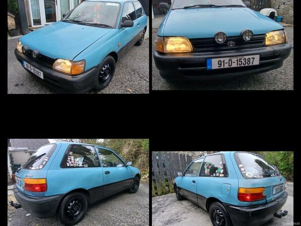 Toyota Starlet Hatchback, Petrol, 1991, Blue