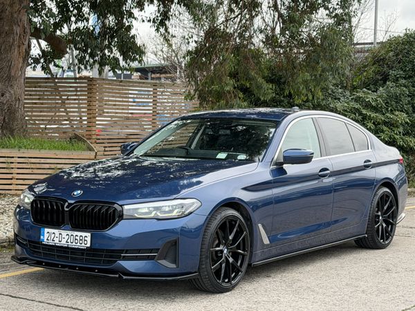 BMW 5-Series Saloon, Diesel, 2021, Blue