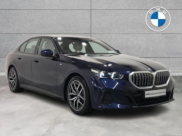BMW 5-Series Saloon, Petrol Hybrid, 2024, Blue
