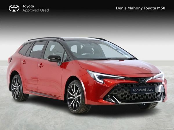 Toyota Corolla Estate, Petrol Hybrid, 2024, Red