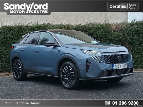 Peugeot 3008 SUV, Petrol Hybrid, 2025, Blue