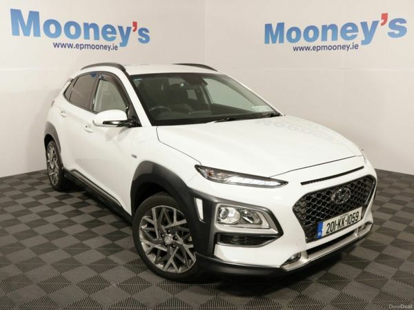 Hyundai KONA SUV, Petrol Hybrid, 2020, White