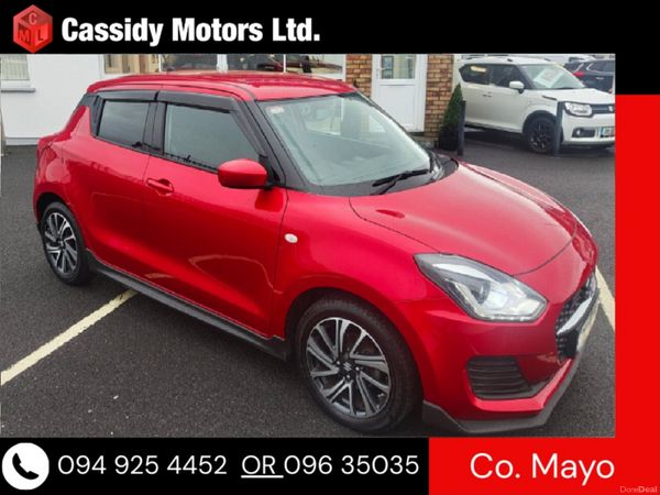 Suzuki Swift Hatchback, Petrol Hybrid, 2024, Red