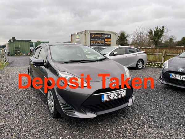 Toyota Aqua Hatchback, Petrol Hybrid, 2018, Grey