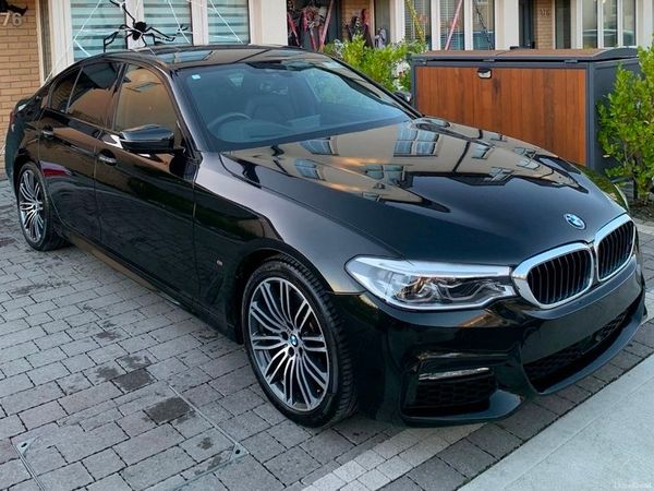BMW 5-Series Saloon, Petrol Plug-in Hybrid, 2019, Black