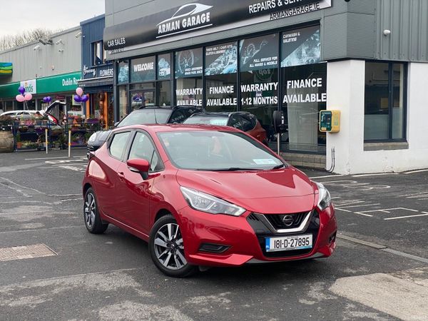 Nissan Micra Hatchback, Petrol, 2018, Red
