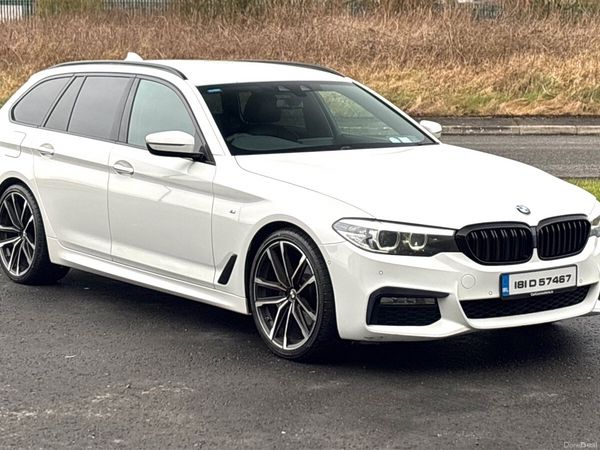 BMW 5-Series Estate, Diesel, 2018, White