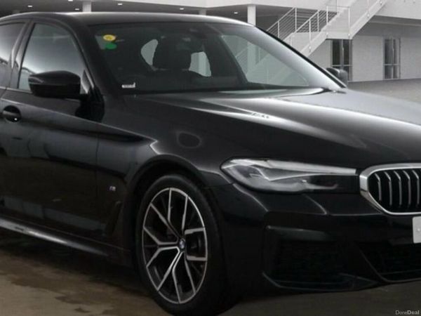 BMW 5-Series Saloon, Diesel Hybrid, 2022, Black