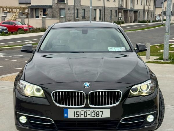 BMW 5-Series Saloon, Diesel, 2015, Brown