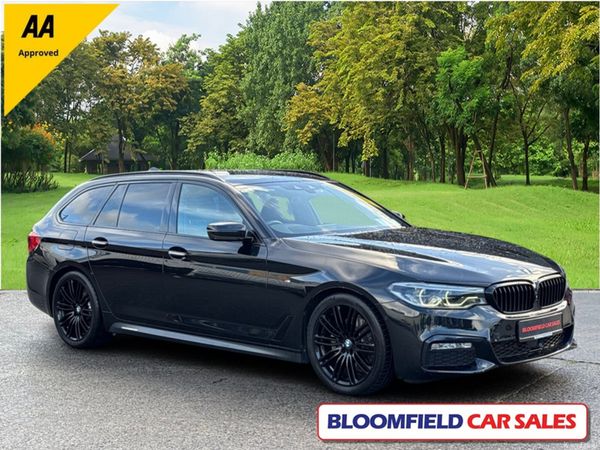 BMW 5-Series Estate, Diesel, 2018, Black