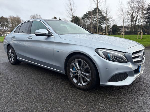 Mercedes-Benz C-Class Saloon, Petrol Plug-in Hybrid, 2017, Silver