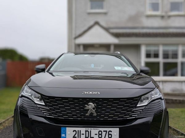 Peugeot 3008 MPV, Petrol Plug-in Hybrid, 2021, Black