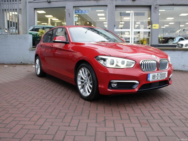 BMW 1-Series Hatchback, Diesel, 2018, Red