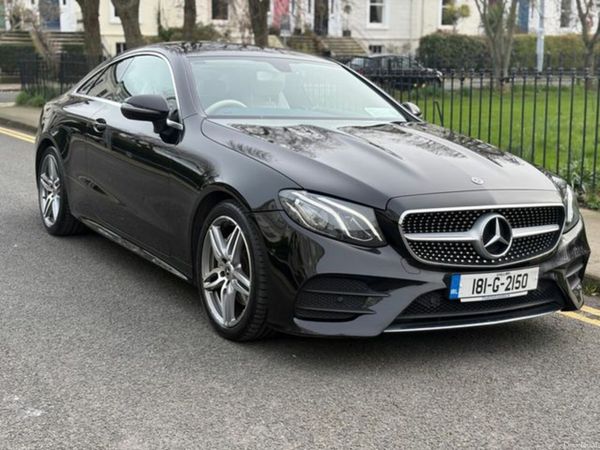 Mercedes-Benz E-Class Coupe, Diesel, 2018, Black