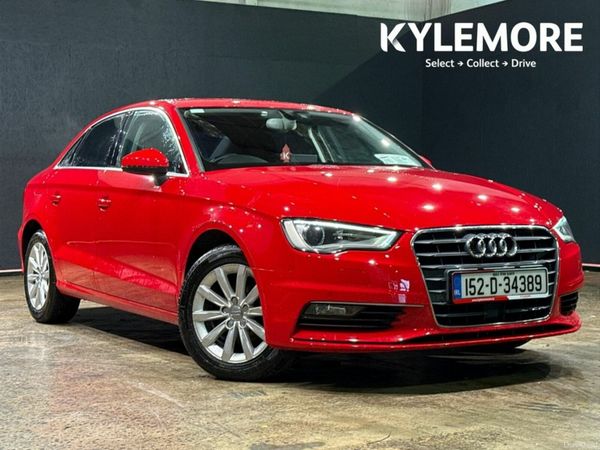 Audi A3 Saloon, Petrol, 2015, Red