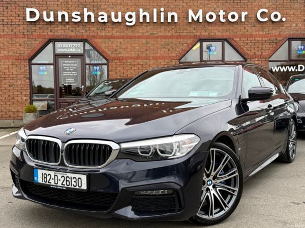BMW 5-Series Saloon, Petrol Plug-in Hybrid, 2018, Black