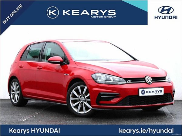 Volkswagen Golf Estate, Petrol, 2019, Red