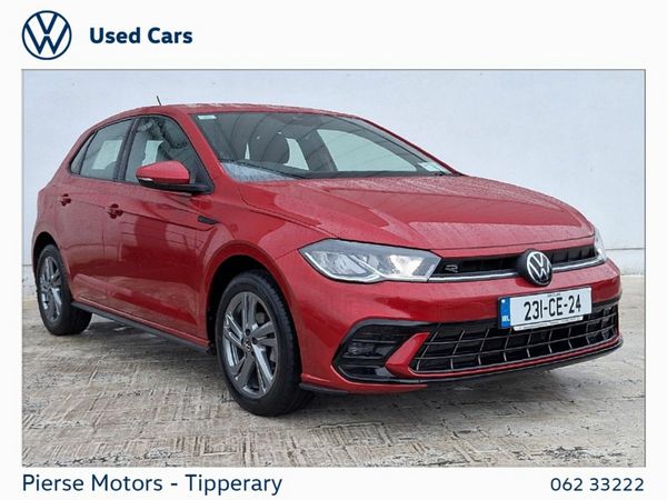 Volkswagen Polo Hatchback, Petrol, 2023, Red