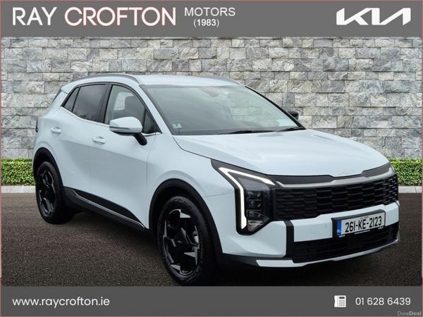 Kia Sportage SUV, Diesel Hybrid, 2026, White