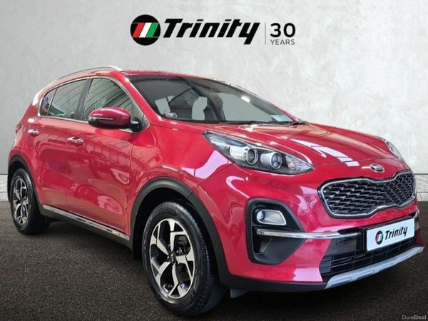 Kia Sportage SUV, Diesel Hybrid, 2021, Red