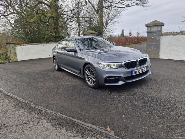 BMW 5-Series Saloon, Diesel, 2018, Blue