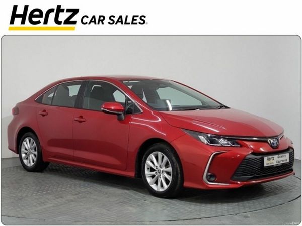 Toyota Corolla Saloon, Petrol Hybrid, 2023, Red