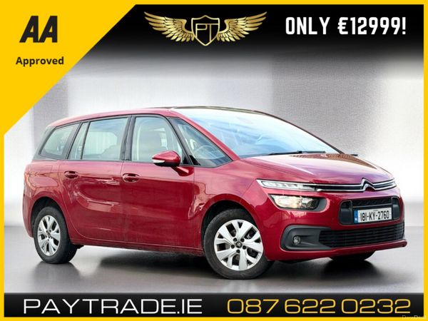 Citroen Grand C4 Spacetourer MPV, Diesel, 2018, Red