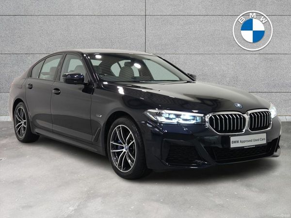 BMW 5-Series Saloon, Petrol Plug-in Hybrid, 2023, Black