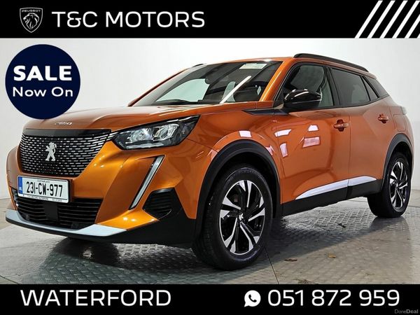 Peugeot 2008 SUV, Petrol, 2023, Orange