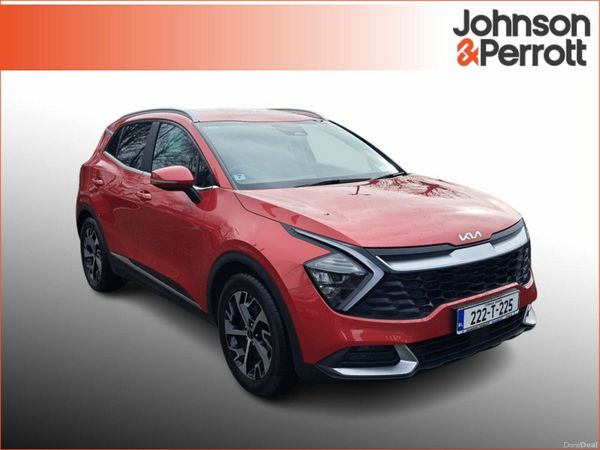 Kia Sportage SUV, Diesel Hybrid, 2022, Red
