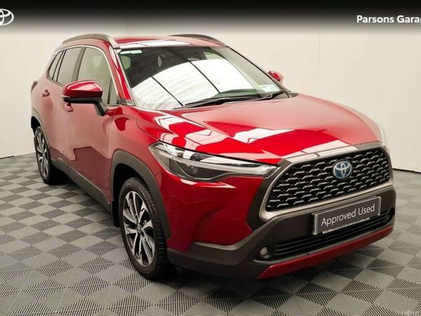 Toyota Corolla Cross SUV, Petrol Hybrid, 2023, Red