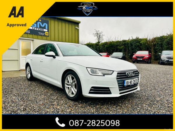 Audi A4 Saloon, Diesel, 2018, White