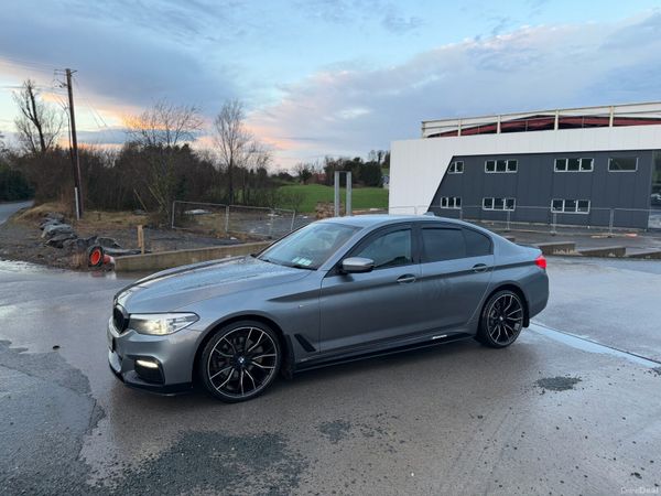 BMW 5-Series Saloon, Diesel, 2018, Blue