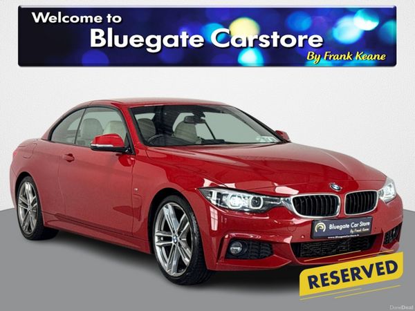 BMW 4-Series Convertible, Diesel, 2018, Red