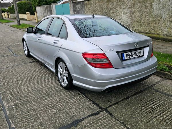 Mercedes-Benz C-Class Saloon, Petrol, 2009, Silver