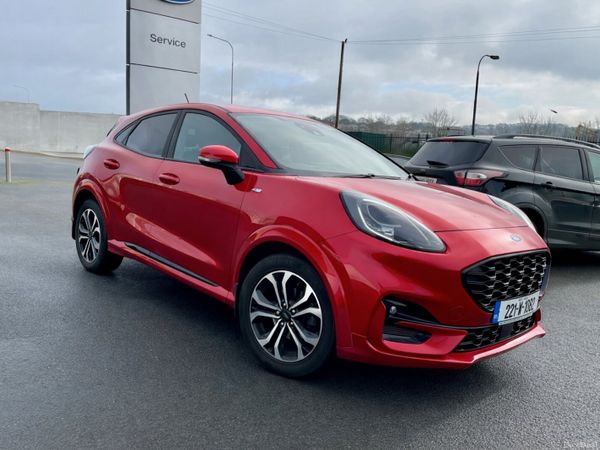 Ford Puma MPV, Petrol Hybrid, 2022, Red