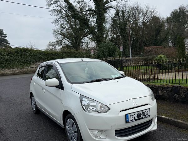 Mitsubishi Mirage Hatchback, Petrol, 2013, White
