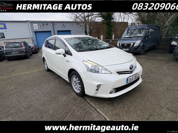 Toyota Prius MPV, Petrol Hybrid, 2013, White