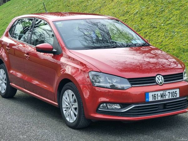 Volkswagen Polo Hatchback, Petrol, 2016, Red