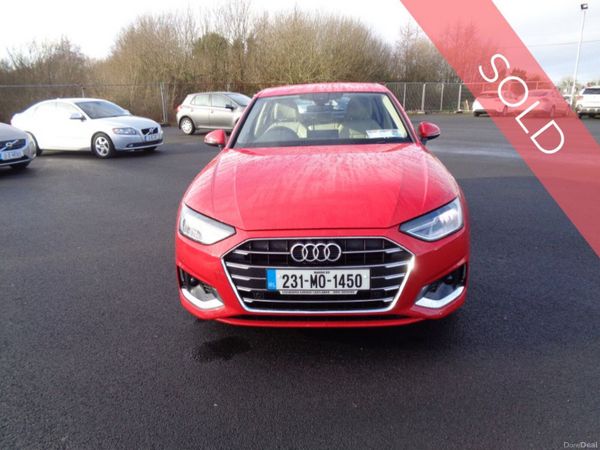 Audi A4 Saloon, Diesel, 2023, Red